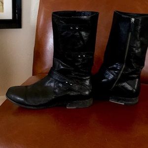 Eileen Fisher leather boots